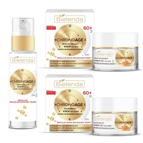BIELENDA Chrono Age 24h Zestaw 60+ serum krem dzień i noc