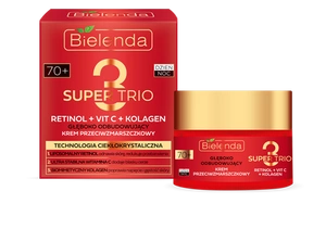 Bielenda Głęboko odbudowujący krem przeciwzmarszczkowy RETINOL + VIT C + KOLAGEN 70+, dzień/ noc 50ml