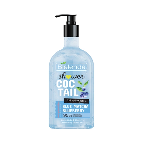 Bielenda Shower Coctail Żel pod prysznic energetyzujący Blue Matcha & Blueberry 400ml