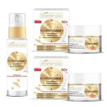 BIELENDA Chrono Age 24h Zestaw 50+ serum krem dzień i noc