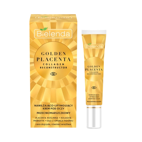 Bielenda Golden Placenta Nawilżająco - Liftingujący Krem pod oczy przeciwzmarszczkowy 15ml