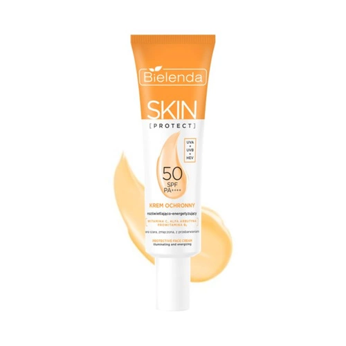 Bielenda SKIN PROTECT Krem SPF 50 Rozświetlająco-Energetyzujący 40 ml