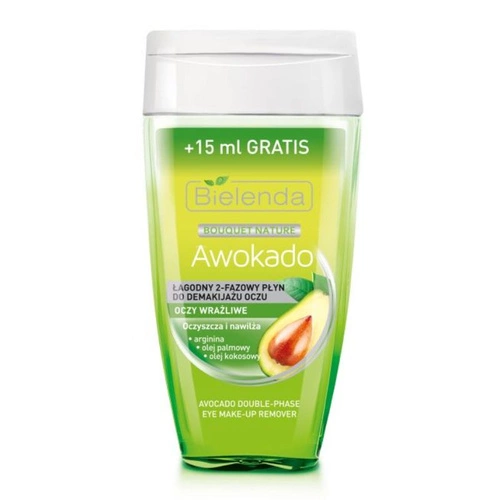 Bielenda Łagodny 2-fazowy płyn do demakijażu oczu AWOKADO 125ml