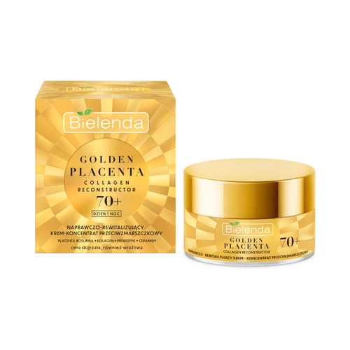 Bielenda COLLAGEN RECONSTRUCTOR Naprawczo - rewitalizujący krem  koncentrat przeciwzmarszczkowy 70+ dzień/noc 50ml