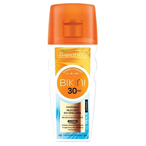Bielenda Bikini Nawilżające Mleczko do opalania SPF30  175ml