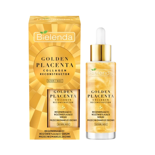 Bielenda Golden Placenta Regenerująco Rozświetlające Serum przeciwzmarszczkowe na dzień i noc 30g