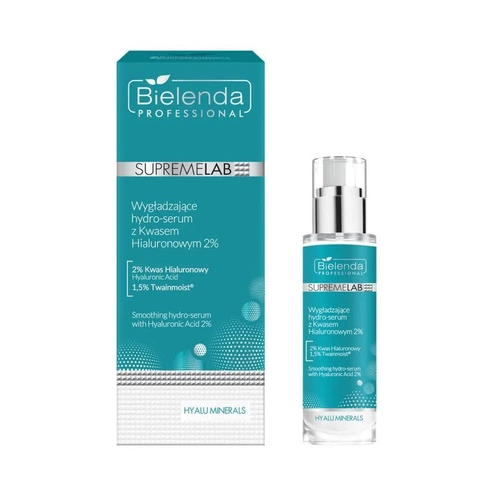 Bielenda Professional Supremelab HyaluMinerals Wygładzające Hydro-Serum z kwasem hialuronowym 2% 30ml