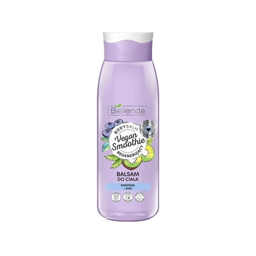 Bielenda Vegan Smoothie Balsam do ciała regenerujący Borówka i Kiwi  400ml