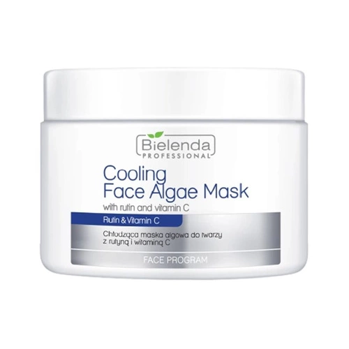Bielenda Professional Chłodząca Maska Algowa do twarzy z Rutyną i Witaminą C 190g