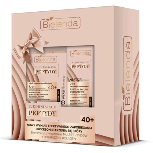 BIELENDA Zestaw prezentowy Ujędrniające Peptydy 40+