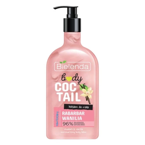 Bielenda Body Coctail Balsam do ciała nawilżający Rabarbar & Wanilia 400ml