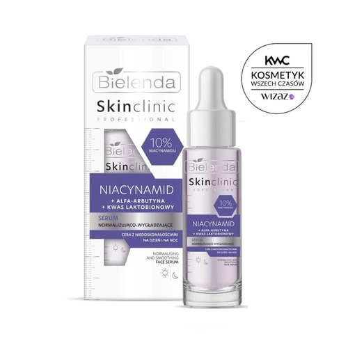 Bielenda Skin Clinic Professional Niacynamid Serum normalizująco-wygładzające na dzień i noc 30ml