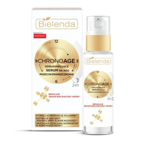 BIELENDA Chrono Age 24h Odbudowujące Serum przeciwzmarszczkowe na noc 30ml
