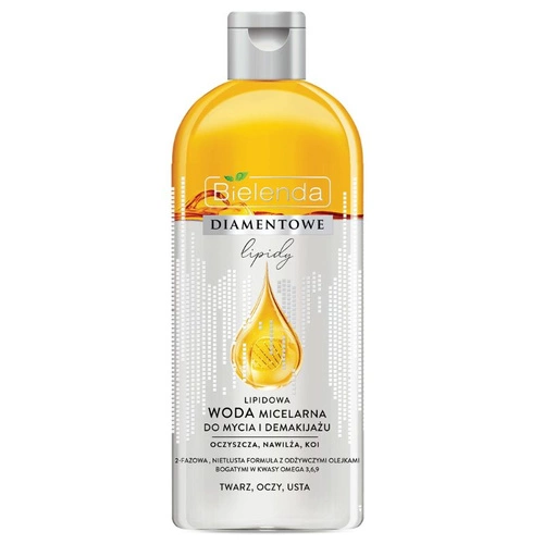 Bielenda Diamentowe Lipidy Lipidowa woda micelarna 425ml