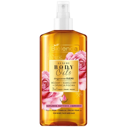 Bielenda LUXURY BODY OIL olejek 3w1 Róża+Kamelia