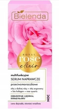 Bielenda Royal Rose Elixir przeciwzmarszczkowe serum naprawcze na noc 30 ml