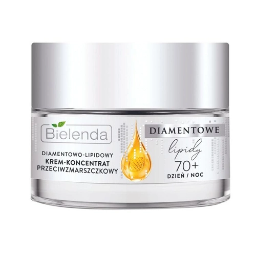 Bielenda Diamentowe Lipidy 70+ Diamentowo-Lipidowy Krem - koncentrat przeciwzmarszczkowy na dzień i noc 50ml