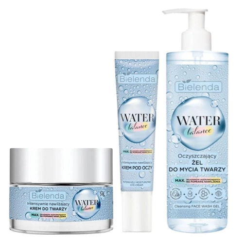 Bielenda Water Balance – Zestaw Intensywnie Nawilżający do Twarzy i Okolic Oczu