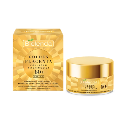 Bielenda COLLAGEN RECONSTRUCTOR - Napinająco - odbudowujący krem koncentrat przeciwzmarszczkowy 60+ dzień/noc 50ml