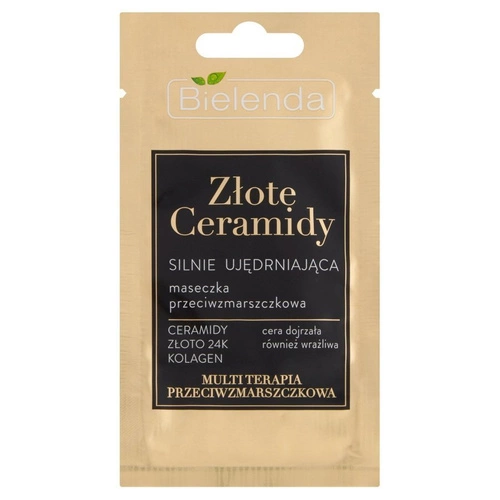 Bielenda Złote Ceramidy Silnie Ujędrniająca Maseczka przeciwzmarszczkowa  8g