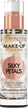 Bielenda Make-Up Academie Kaszmirowa Baza pod makijaż z nićmi piękna Silky Petals 30g